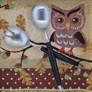 Futura Salad Serving Set 2pc Stainless Steel by Stanley Roberts TOPFLITE JAPAN